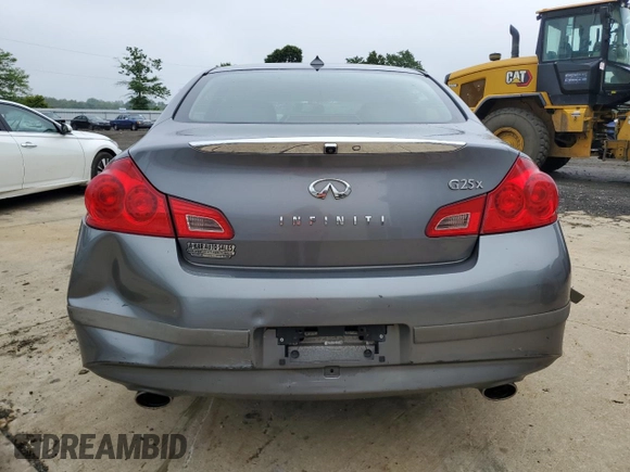2011 Infiniti G25 x с VIN JN1DV6AR5BM650122, выставлен на аукционе Copart как лот 58706425 с пробегом 110 547 миль миль и Списание • Salvage title. История ставок и продаж доступна на DreamBid. Изображение 6.
