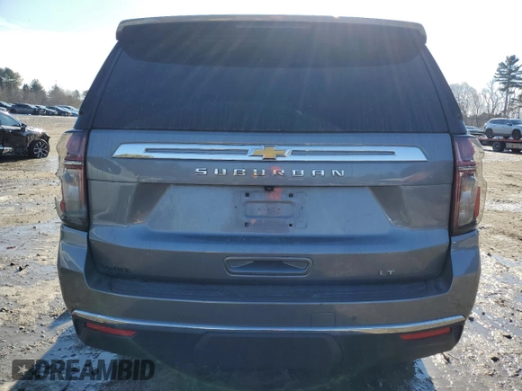 2022 Chevrolet Suburban LT with VIN 1GNSKCKDXNR264437, listed as a Copart auction lot 62835585 with 59,520 mi miles and Non repairable. Bid and sale history available at DreamBid. Image 6.