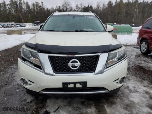2016 Nissan Pathfinder Platinum with VIN 5N1AR2MM9GC649576, listed as a Copart auction lot 43162655 with 210,240 mi miles and Salvage Title. Bid and sale history available at carsss.com. Image 5.