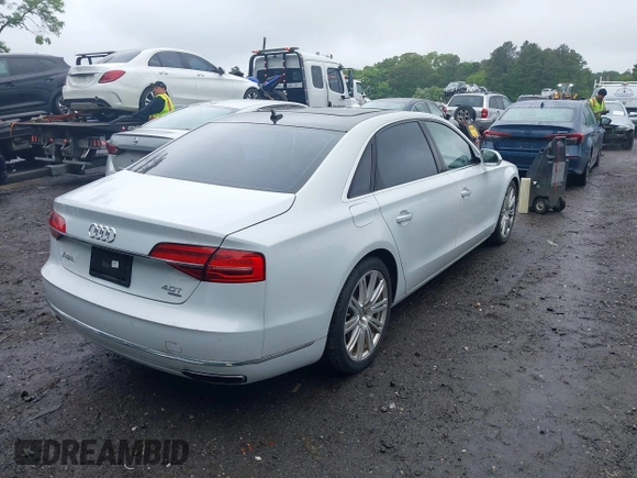 2015 Audi A8 4.0T с VIN WAU32AFD5FN008739, выставлен на аукционе IAAI как лот 42387612 с пробегом 94 893 миль миль и . История ставок и продаж доступна на DreamBid. Изображение 4.
