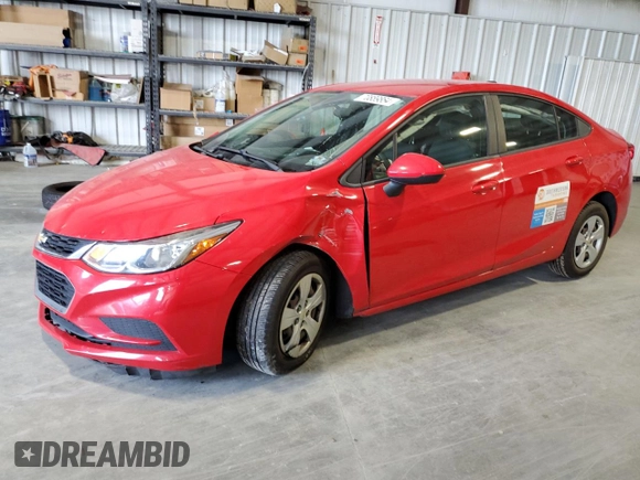 2018 Chevrolet Cruze LS with VIN 1G1BC5SM1J7229687, listed as a Copart auction lot 70889864 with 121,563 mi miles and Salvage Title. Bid and sale history available at DreamBid. Image 1.