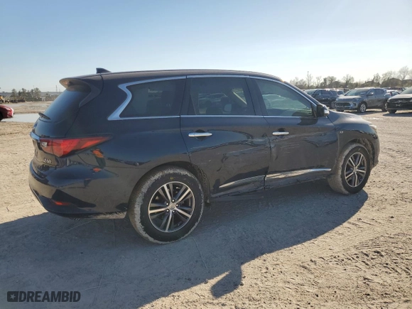 2019 Infiniti QX60 PURE with VIN 5N1DL0MN4KC524120, listed as a Copart auction lot 48141395 with NaN miles and Salvage Title. Bid and sale history available at carsss.com. Image 3.