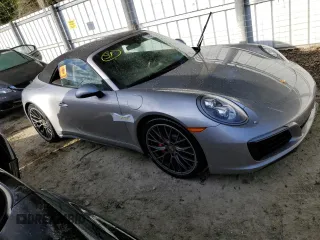 2017 Porsche 911 Carrera S with VIN WP0CB2A92HS155715, listed as a Copart auction lot 75542204 with 0 mi miles and Non Repairable. Bid and sale history available at carsss.com. Image 4.