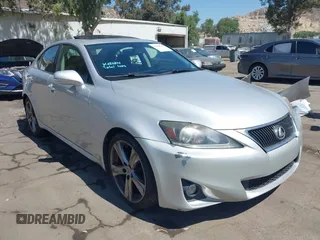 2012 Lexus IS 250 z VIN JTHBF5C29C5170347, wystawiony jako IAAI lot #42498739 z przebiegiem 218 125 mil mil oraz . Historia ofert i sprzedaży dostępna na DreamBid. Obrazek 1.
