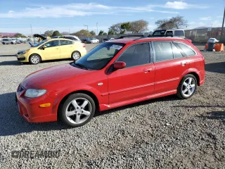 2002 Mazda Protege with VIN JM1BJ245321611127, listed as a Copart auction lot 47112395 with 103,896 mi miles and Salvage Title. Bid and sale history available at DreamBid. Image 1.