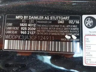 2016 Mercedes-Benz SLK 300 z VIN WDDPK3JA3GF124911, wystawiony jako IAAI lot #42101902 z przebiegiem 44 162 mil mil oraz . Historia ofert i sprzedaży dostępna na DreamBid. Obrazek 9.