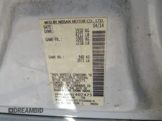 2014 Nissan Altima 2.5 with VIN 1N4AL3AP3EC407475, listed as a IAAI auction lot 40069964 with 216,578 mi miles. Bid and sale history available at carsss.com. Image 9.