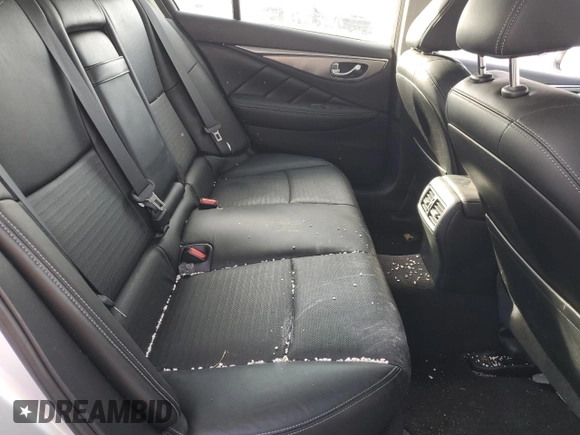 2019 Infiniti Q50 3.0t Signature Edition with VIN JN1EV7AP8KM541632, listed as a Copart auction lot 84759594 with 46,303 mi miles and Salvage Title. Bid and sale history available at carsss.com. Image 10.