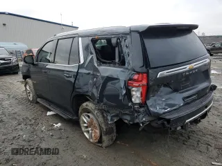 2022 Chevrolet Tahoe LT with VIN 1GNSKNKD0NR161796, listed as a Copart auction lot 42320075 with 84,387 mi miles and Salvage title. Bid and sale history available at DreamBid. Image 2.