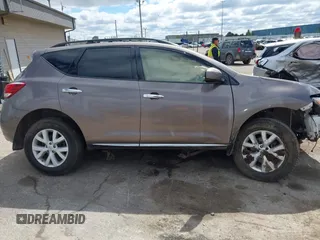 2014 Nissan Murano S with VIN JN8AZ1MW4EW523688, listed as a IAAI auction lot 42325985 with 99,017 mi miles and . Bid and sale history available at DreamBid. Image 13.