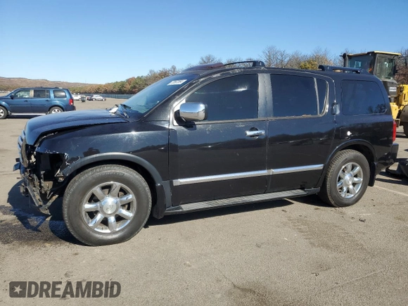 2004 Infiniti QX56 with VIN 5N3AA08C54N812468, listed as a Copart auction lot 77897554 with 0 mi miles and Salvage Title. Bid and sale history available at carsss.com. Image 1.