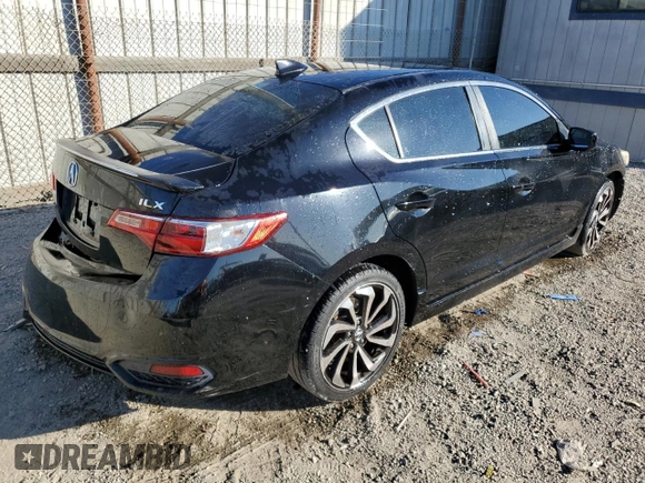 2017 Acura ILX w/Premium/A-SPEC Pkg with VIN 19UDE2F89HA006818, listed as a Copart auction lot 81793894 with 105,999 mi miles and Salvage Title. Bid and sale history available at carsss.com. Image 3.