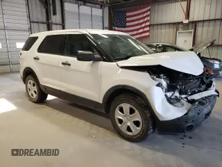 2015 Ford Utility Police Interceptor with VIN 1FM5K8AR3FGA78635, listed as a Copart auction lot 71081524 with 155,655 mi miles and Salvage Title. Bid and sale history available at carsss.com. Image 4.
