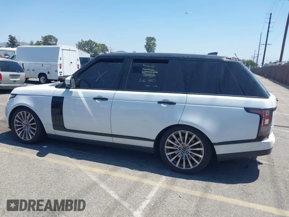 2017 Land Rover Range Rover z VIN SALGR2FVXHA377114, wystawiony jako IAAI lot #42283510 z przebiegiem 69 846 mil mil oraz . Historia ofert i sprzedaży dostępna na DreamBid. Obrazek 14.