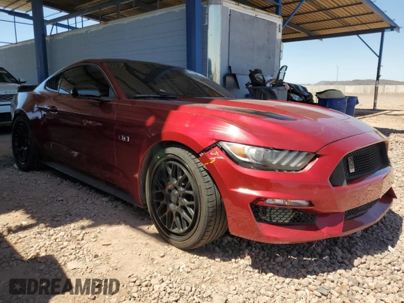 2016 Ford Mustang GT with VIN 1FA6P8CF1G5323500, listed as a Copart auction lot 62330735 with 105,273 mi miles and Salvage title. Bid and sale history available at DreamBid. Image 4.