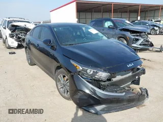 2024 Kia Forte LXS with VIN 3KPF24AD2RE813678, listed as a IAAI auction lot 41533170 with 8,576 mi miles. Bid and sale history available at carsss.com. Image 1.