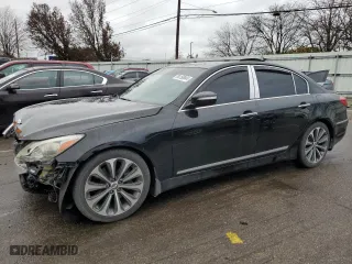 2013 Hyundai Genesis 5.0L R-Spec with VIN KMHGC4DH7DU219710, listed as a Copart auction lot 84150844 with 118,054 mi miles and Salvage Title. Bid and sale history available at carsss.com. Image 1.