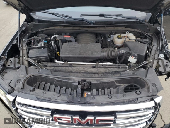 2023 GMC Yukon XL SLT with VIN 1GKS2GKD5PR363433, listed as a Copart auction lot 85979734 with 61,957 mi miles and Salvage Title. Bid and sale history available at DreamBid. Image 11.