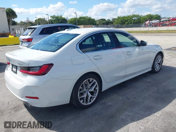 2025 BMW 3 Series 330i with VIN 3MW69CW02S8E96501, listed as a IAAI auction lot 41501968 with 10,864 mi miles and . Bid and sale history available at carsss.com. Image 4.