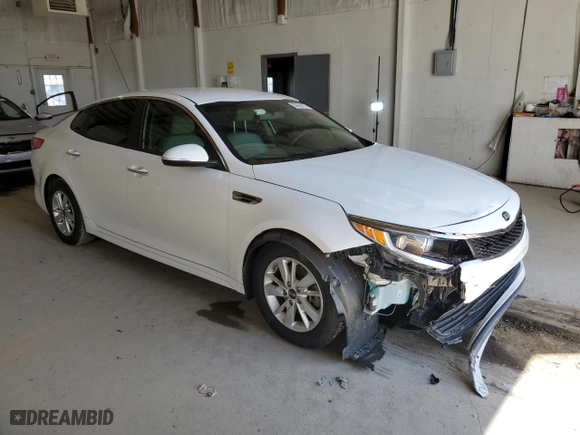 2018 Kia Optima LX with VIN 5XXGT4L37JG236065, listed as a Copart auction lot 50424515 with 75,747 mi miles and Salvage Title. Bid and sale history available at carsss.com. Image 4.