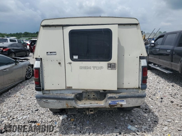 1997 Dodge 2500 with VIN 3B7KF23D3VG805768, listed as a Copart auction lot 59926665 with Not provided miles and Salvage title. Bid and sale history available at DreamBid. Image 6.