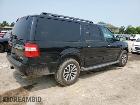 2017 Ford Expedition Max XLT with VIN 1FMJK1HTXHEA26473, listed as a Copart auction lot 58374575 with 112,716 mi miles and Salvage title. Bid and sale history available at DreamBid. Image 3.
