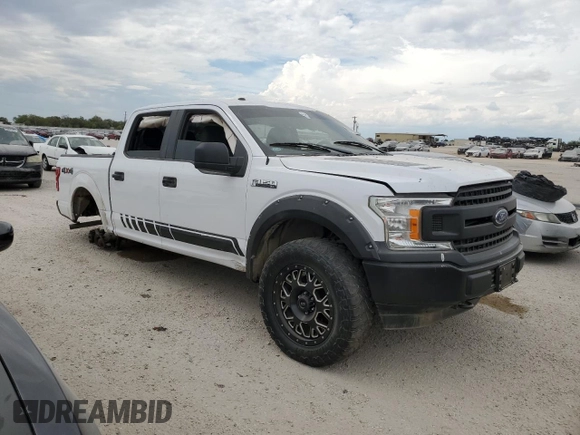 2018 Ford F-150 XL with VIN 1FTEW1EB4JKE30091, listed as a Copart auction lot 69098894 with 165,622 mi miles and Salvage Title. Bid and sale history available at carsss.com. Image 4.