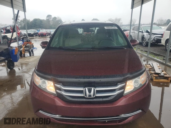 2016 Honda Odyssey EX-L with VIN 5FNRL5H65GB045564, listed as a Copart auction lot 46044735 with 322,541 mi miles and Salvage Title. Bid and sale history available at DreamBid. Image 5.