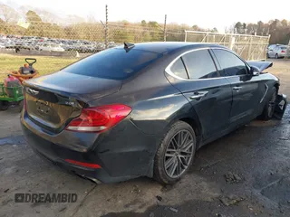 2019 Genesis G70 Advanced with VIN KMTG64LA7KU027220, listed as a IAAI auction lot 41133708 with 50,987 mi miles and . Bid and sale history available at DreamBid. Image 4.