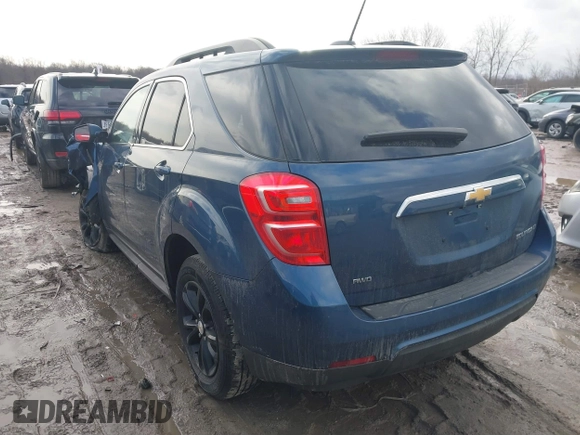 2016 Chevrolet Equinox LT with VIN 2GNFLFEK4G6149812, listed as a IAAI auction lot 41727950 with 108,283 mi miles and . Bid and sale history available at carsss.com. Image 3.