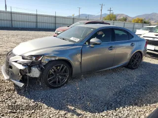 2019 Lexus IS with VIN JTHC81D23K5034977, listed as a Copart auction lot 77505824 with 37,824 mi miles and Salvage Title. Bid and sale history available at carsss.com. Image 1.