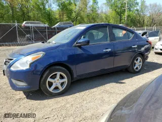 2019 Nissan Versa Sedan SV with VIN 3N1CN7AP8KL845741, listed as a Copart auction lot 53637475 with 116,782 mi miles and Salvage Title. Bid and sale history available at carsss.com. Image 1.