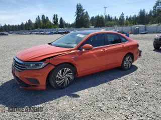 2021 Volkswagen Jetta SEL with VIN 3VWE57BUXMM099832, listed as a Copart auction lot 58607035 with 71,519 mi miles and Salvage title. Bid and sale history available at DreamBid. Image 1.