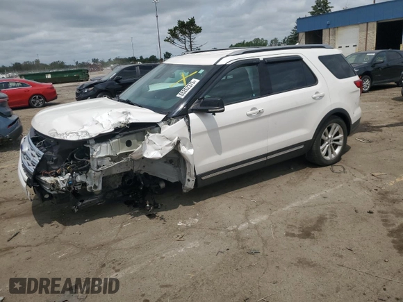 2018 Ford Explorer XLT with VIN 1FM5K7D84JGC68109, listed as a Copart auction lot 65262375 with 66,842 mi miles and Clean title. Bid and sale history available at DreamBid. Image 1.