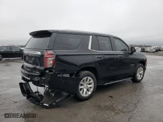 2023 Chevrolet Tahoe Premier with VIN 1GNSKSKDXPR379603, listed as a Copart auction lot 50638965 with 18,949 mi miles and Salvage Title. Bid and sale history available at carsss.com. Image 3.