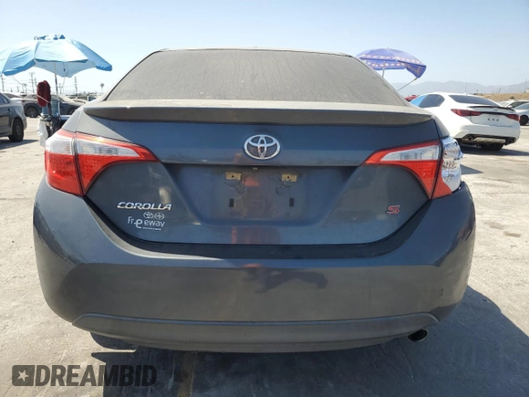 2016 Toyota Corolla L with VIN 5YFBURHE0GP408824, listed as a Copart auction lot 60846025 with 125,438 mi miles and Salvage title. Bid and sale history available at DreamBid. Image 6.