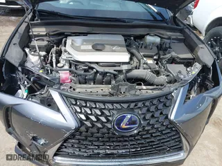 2021 Lexus UX with VIN JTHP9JBH1M2040593, listed as a IAAI auction lot 42024493 with 33,394 mi miles. Bid and sale history available at carsss.com. Image 10.