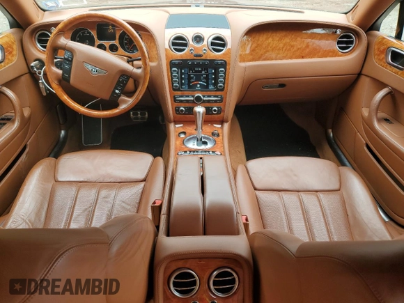 2006 Bentley Flying Spur with VIN SCBBR53W96C034864, listed as a Copart auction lot 62563695 with 54,995 mi miles and Salvage title. Bid and sale history available at DreamBid. Image 8.