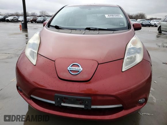 2011 Nissan LEAF SL-e with VIN JN1AZ0CP4BT002048, listed as a Copart auction lot 44965865 with 79,266 mi miles and Clean Title. Bid and sale history available at carsss.com. Image 5.