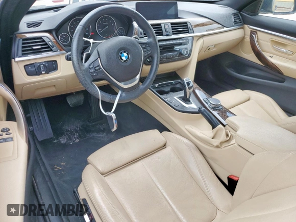 2017 BMW 4 Series 430i with VIN WBA4R7C52HK895575, listed as a Copart auction lot 55348865 with 57,288 mi miles and Clean Title. Bid and sale history available at DreamBid. Image 8.