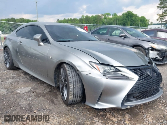 2015 Lexus RC 350 F Sport z VIN JTHSE5BC2F5004673, wystawiony jako IAAI lot #42280105 z przebiegiem 155 768 mil mil oraz . Historia ofert i sprzedaży dostępna na DreamBid. Obrazek 1.