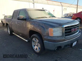 2008 GMC Sierra 1500 SLE1 with VIN 2GTEK13M581217452, listed as a IAAI auction lot 41394439 with 156,004 mi miles. Bid and sale history available at carsss.com. Image 1.