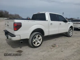 2011 Ford F-150 Lariat with VIN 1FTFW1E62BFB43589, listed as a Copart auction lot 47237045 with 93,947 mi miles and Salvage Title. Bid and sale history available at carsss.com. Image 3.