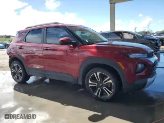 2021 Chevrolet TrailBlazer LT with VIN KL79MPS22MB087796, listed as a Copart auction lot 46404935 with 77,950 mi miles and Salvage Title. Bid and sale history available at carsss.com. Image 4.