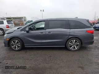 2019 Honda Odyssey Elite with VIN 5FNRL6H91KB048535, listed as a IAAI auction lot 40906579 with 37,322 mi miles and . Bid and sale history available at DreamBid. Image 14.