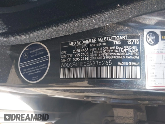 2014 Mercedes-Benz C 250 Sport z VIN WDDGF4HB0EA936265, wystawiony jako IAAI lot #42090412 z przebiegiem 113 695 mil mil oraz . Historia ofert i sprzedaży dostępna na DreamBid. Obrazek 9.