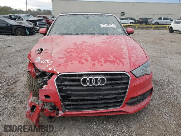 2016 Audi A3 2.0T Premium Plus with VIN WAUY8LFF2G1003203, listed as a Copart auction lot 81468524 with 114,158 mi miles and Salvage Title. Bid and sale history available at carsss.com. Image 5.