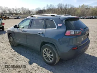 2019 Jeep Cherokee Latitude Plus with VIN 1C4PJMLB5KD384675, listed as a Copart auction lot 53583855 with 64,271 mi miles and Salvage Title. Bid and sale history available at DreamBid. Image 2.