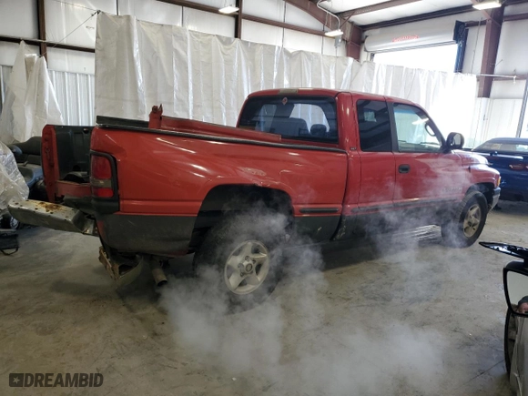 1999 Dodge Ram 1500 with VIN 1B7HC13Z4XJ633521, listed as a Copart auction lot 89178025 with 252,883 mi miles and Salvage Title. Bid and sale history available at carsss.com. Image 3.
