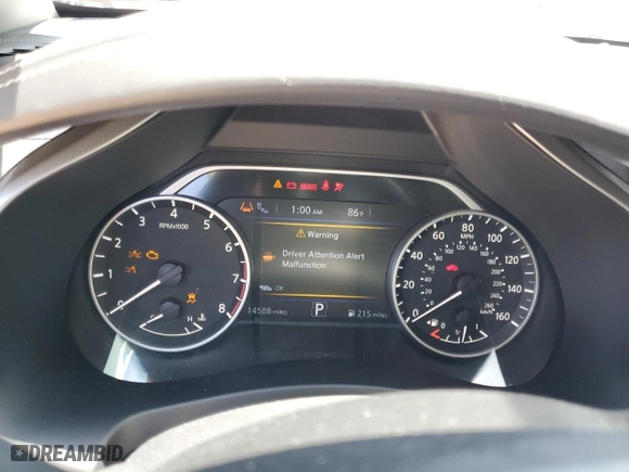 2022 Nissan Murano S with VIN 5N1AZ2AS2NC122981, listed as a Copart auction lot 56567474 with 14,588 mi miles and Salvage Title. Bid and sale history available at carsss.com. Image 9.